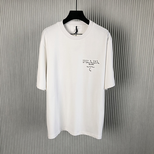 プラダ 立体 エンボッシング  半袖 Tシャツ