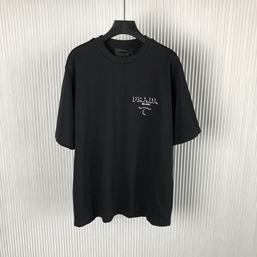プラダ 立体 エンボッシング  半袖 Tシャツ