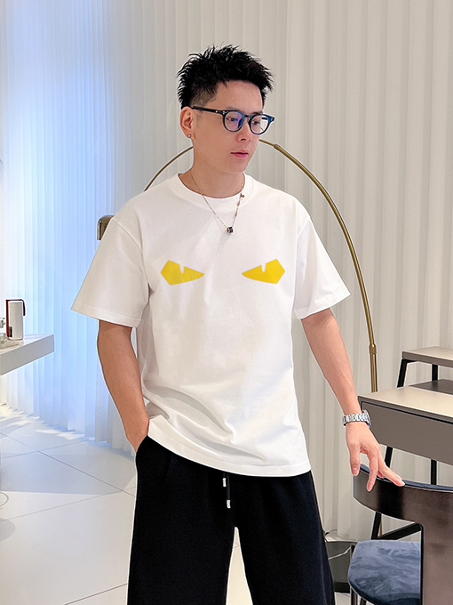 フェンディ 春夏新作モンスターアイ半袖Tシャツ