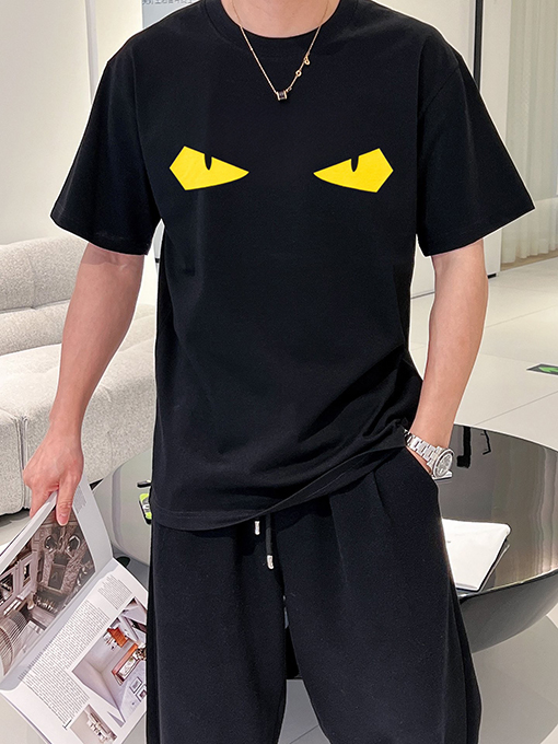 フェンディ 春夏新作モンスターアイ半袖Tシャツ