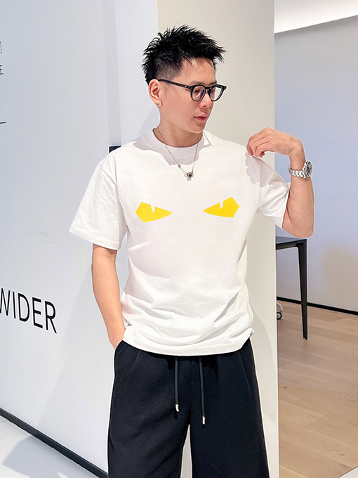 フェンディ 春夏新作モンスターアイ半袖Tシャツ