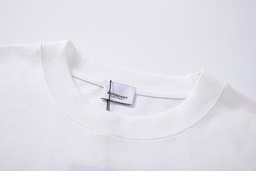 バーバリー 新しいプリントラウンドネック半袖Tシャツ