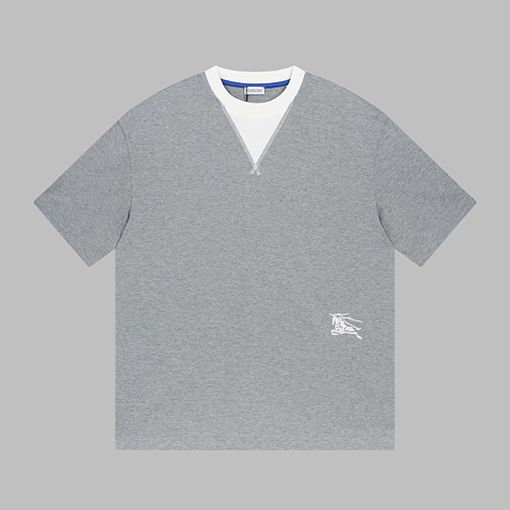 バーバリー クルーネックファッション半袖Tシャツ