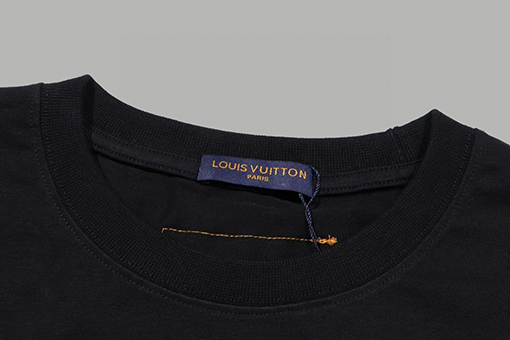 ルイヴィトン 新作プリントラウンドネック半袖Tシャツ