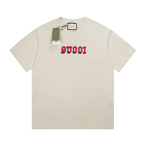 グッチ  アルファベットロゴプリントTシャツ