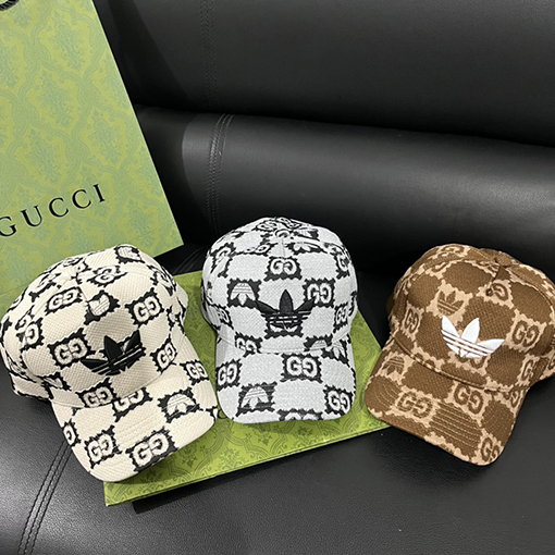 グッチ ファッションプリント帽子