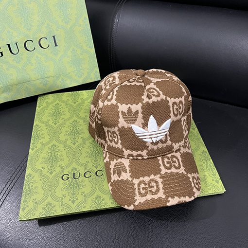 グッチ ファッションプリント帽子