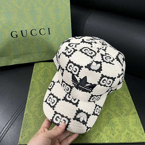 グッチ ファッションプリント帽子