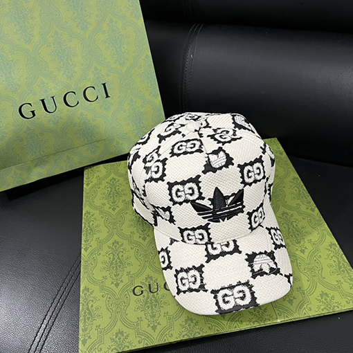 グッチ ファッションプリント帽子