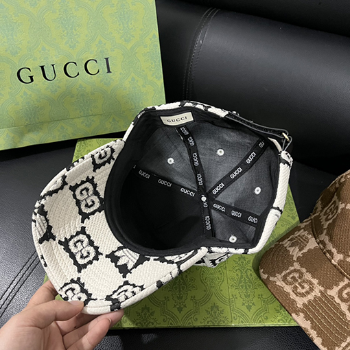 グッチ ファッションプリント帽子