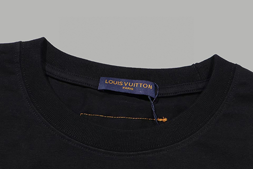 ルイヴィトン 新しいプリントラウンドネック半袖個性的なTシャツ