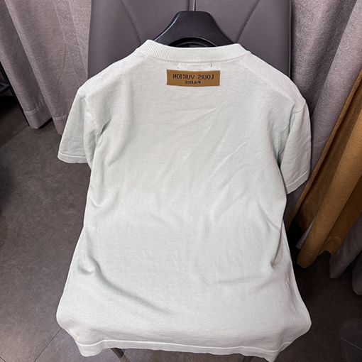 ルイヴィトンスーパーコピー   新しいピン編み半袖Tシャツ