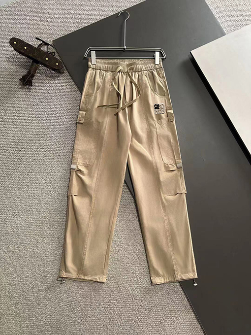 ロエベ 新しいゴムバンドカジュアルパンツ