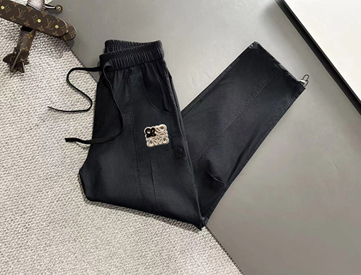 ロエベ 新しいゴムバンドカジュアルパンツ