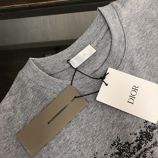 ディオール   プリント ロゴ半袖Tシャツ