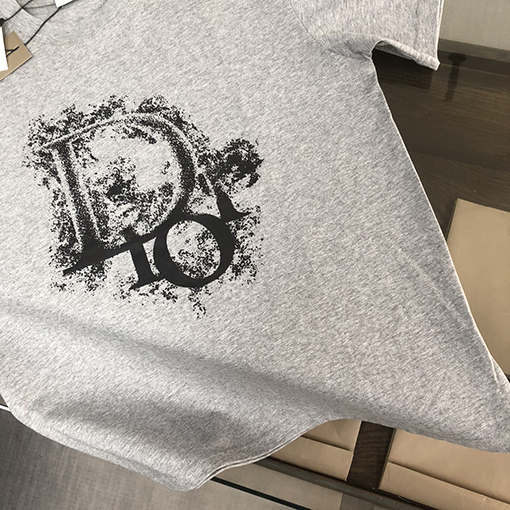 ディオール   プリント ロゴ半袖Tシャツ