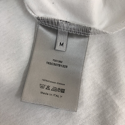 ディオール   プリント ロゴ半袖Tシャツ
