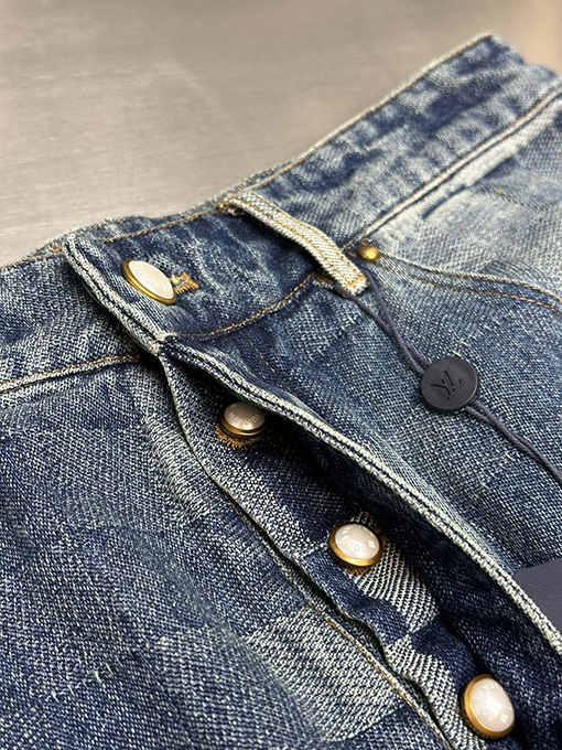 ルイヴィトン    モザイクデニムパンツ