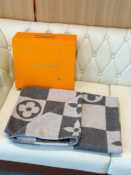 ルイヴィトンスーパーコピー  カシミヤ ダブルフェイスブランケット