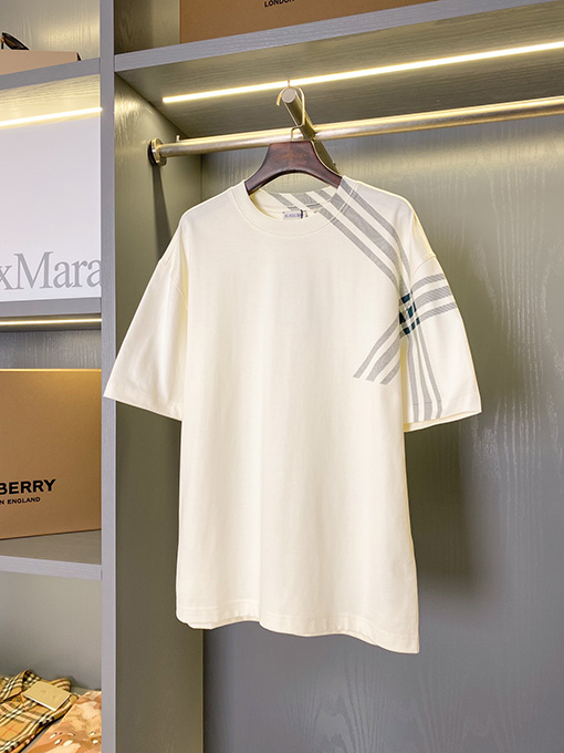 バーバリースーパーコピー  チェック柄半袖Tシャツ