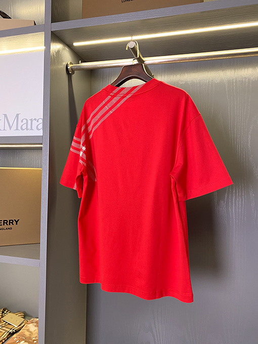 バーバリースーパーコピー  チェック柄半袖Tシャツ