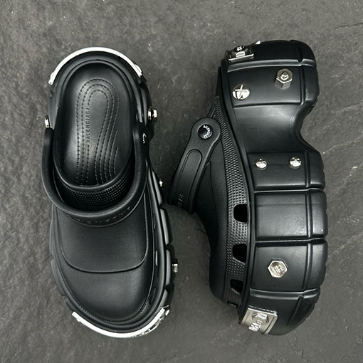 バレンシアガコピー Balenciaga x Crocs  ハードクロックスミュラースリッパサンダル