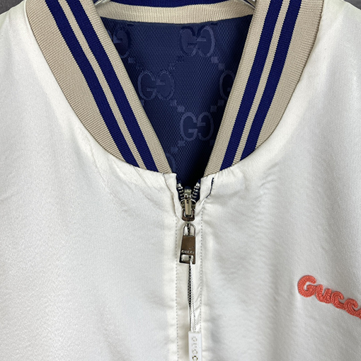 グッチ   デザイン長袖スタンドカラージャケットジャケット