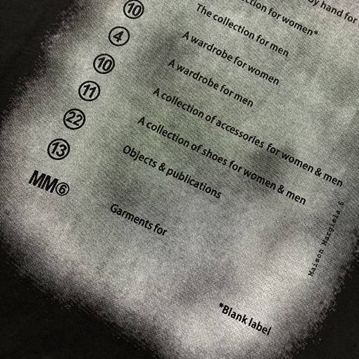 マルタンマルジェラスーパーコピー  新しいグラデーションプリントラウンドネック半袖Tシャツ