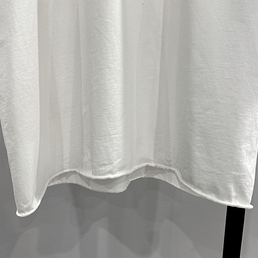 リックオウエンス  デザインロールアップ5分半袖ゆったりとした大きなサイズの半袖Tシャツ