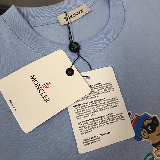 モンクレール ファッションメンズクルーネック半袖カップルTシャツ