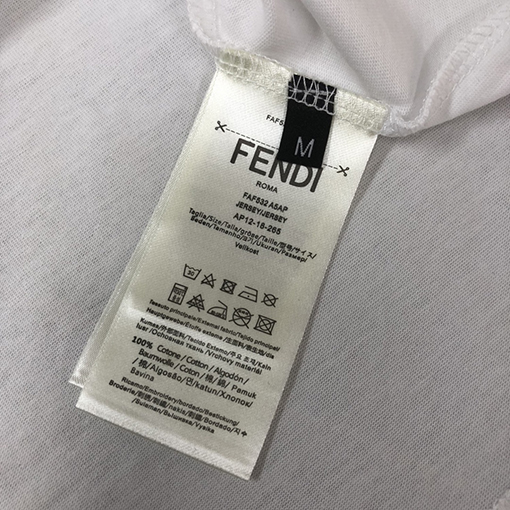 フェンディ ハンサムなラウンドネックカップル半袖Tシャツ