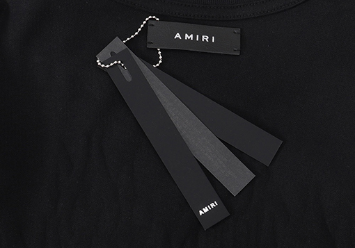 アミリコピー ハイストリートルーズクラシックラウンドネックTシャツ