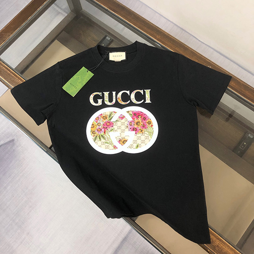 グッチ コットンカップル半袖Tシャツ