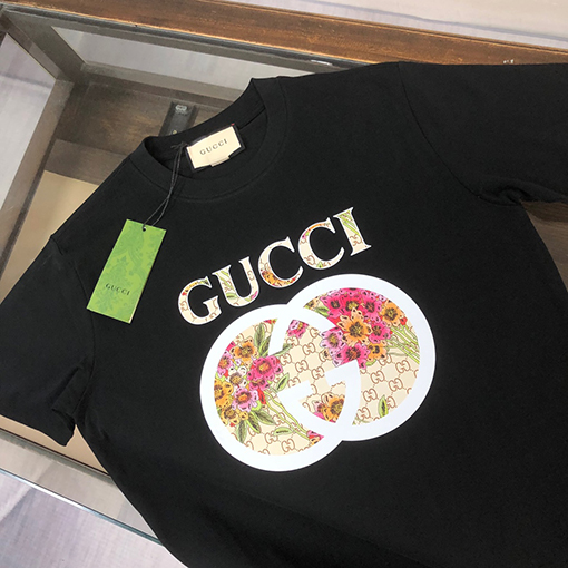 グッチ コットンカップル半袖Tシャツ