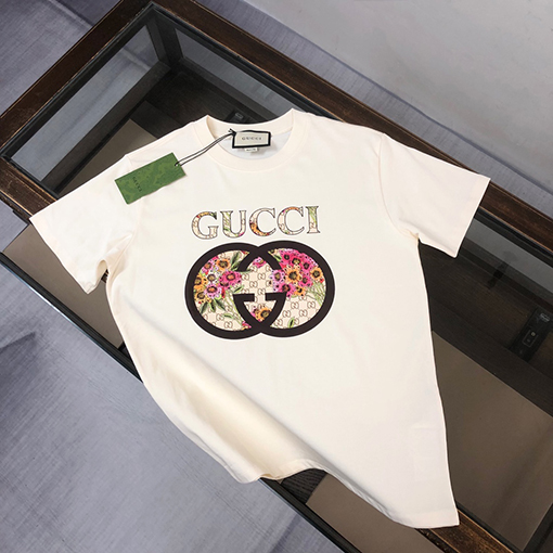グッチ コットンカップル半袖Tシャツ