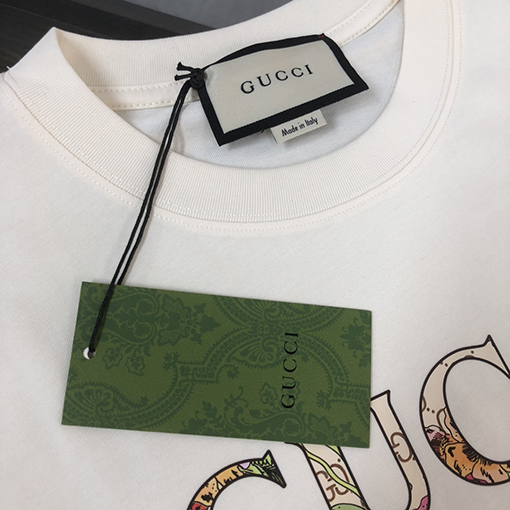 グッチ コットンカップル半袖Tシャツ