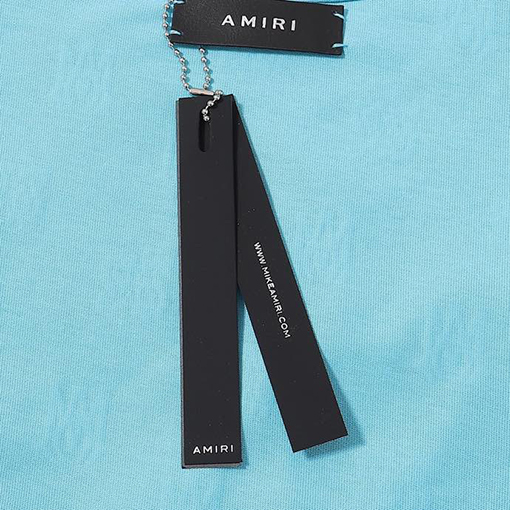 アミリコピー  新しいロゴのラウンドネックTシャツ