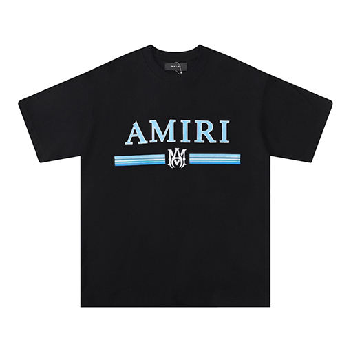 アミリコピー ハイストリートルーズクラシックラウンドネック半袖Tシャツ
