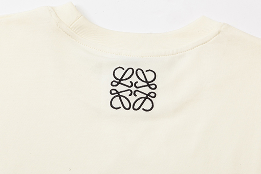 ロエベ  刺繍ペンギンアルファベットロゴ半袖Tシャツ