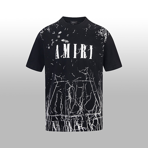 アミリスーパーコピー   新しいクラシックロゴ柄半袖Tシャツ