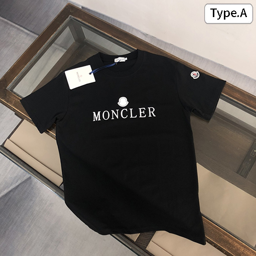 モンクレール  プリントロゴデザイン半袖Tシャツ