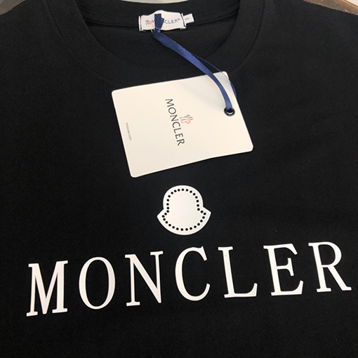 モンクレール  プリントロゴデザイン半袖Tシャツ