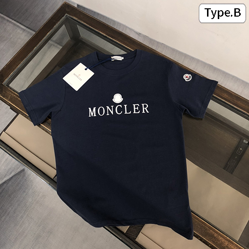 モンクレール  プリントロゴデザイン半袖Tシャツ