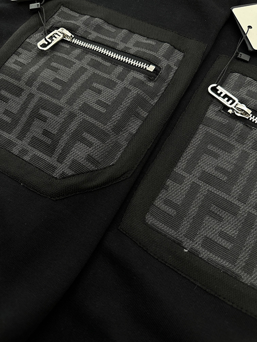 フェンディ  新しいファッションラウンドネック半袖Tシャツ