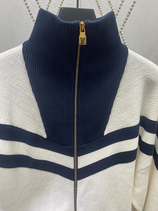 ルイヴィトン  新しいコットンニットジャケット
