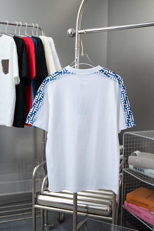 フェンディ  ダブルプリントカラフルダブルF半袖Tシャツ