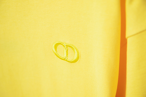 ディオール  クラシックCDアルファベット刺繍ニットクルーネック半袖Tシャツ