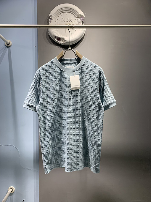 ジバンシイ  4 Gロゴタオルジャカード半袖Tシャツ