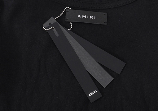 アミリコピー シグネチャーレタープリント半袖Tシャツ
