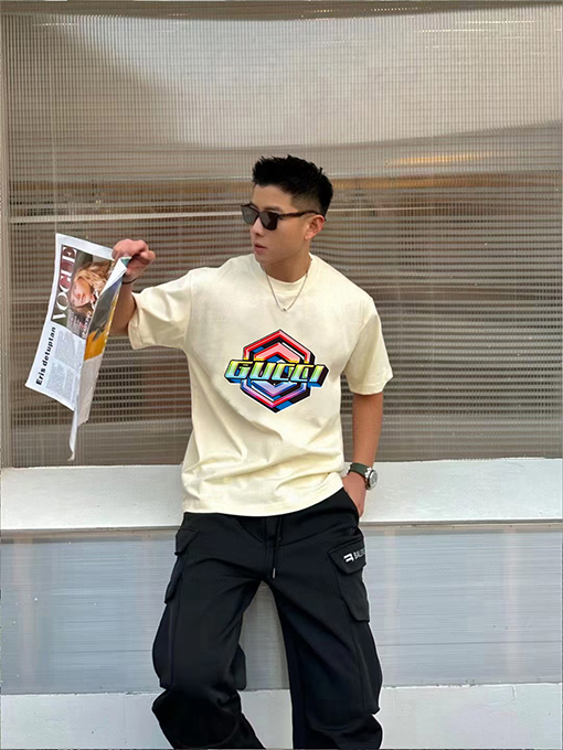 グッチ  新しいファッション半袖Tシャツ